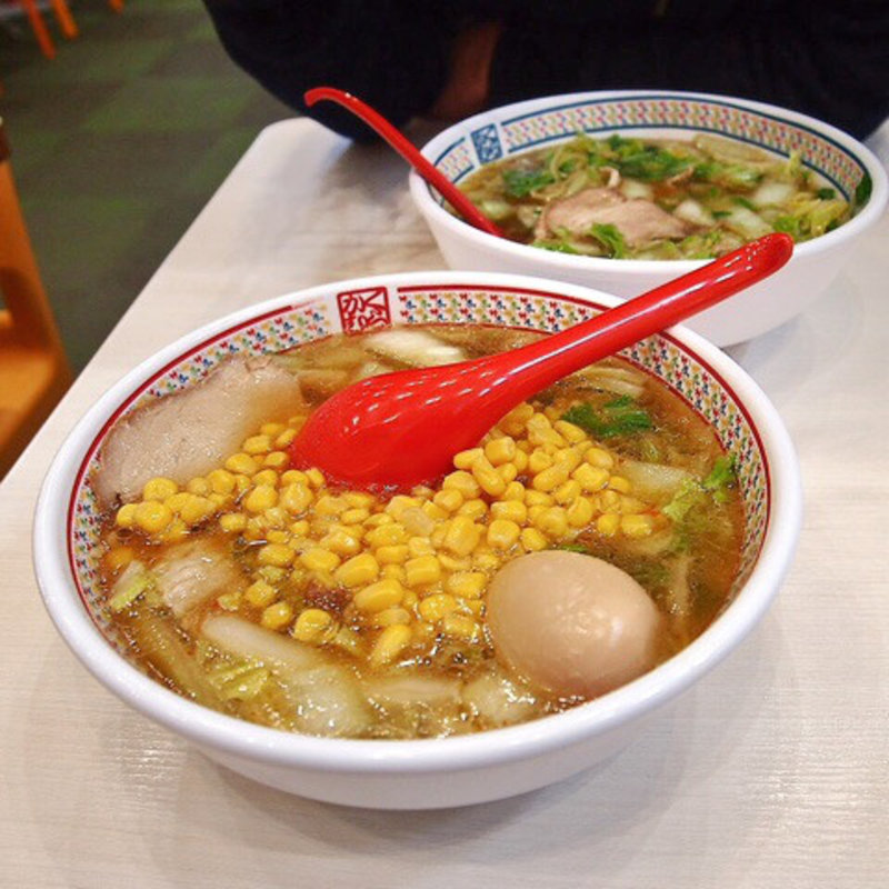 煮卵コーンラーメン(どうとんぼり神座 酒々井プレミアムアウトレット店 )