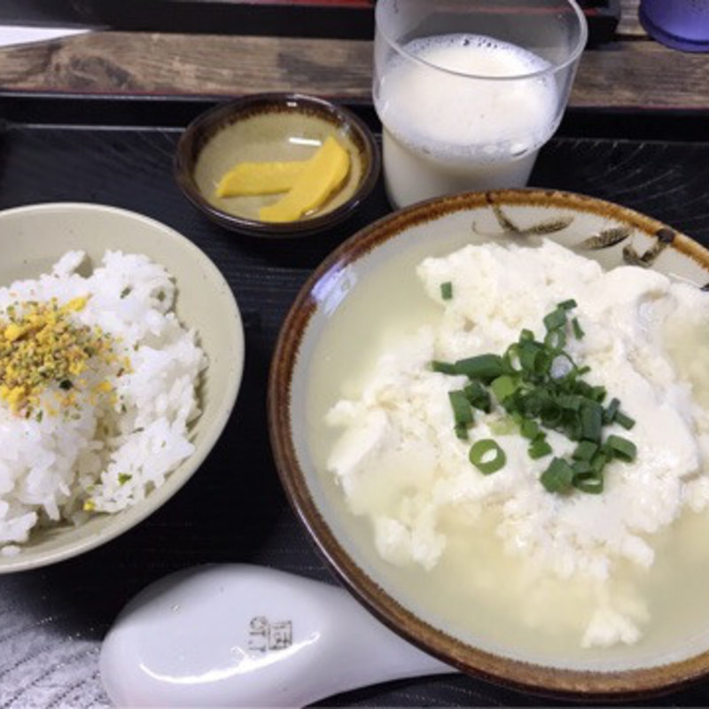 ゆしどうふセット(とうふの比嘉)