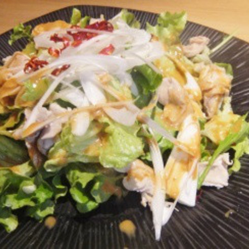 鶏はらみと白ねぎのバンバンジーサラダ(ととどり （～魚鶏～）)