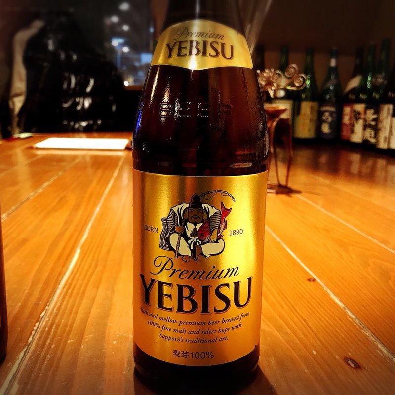 エビスビール (手打ち蕎麦と鴨料理 慈玄)