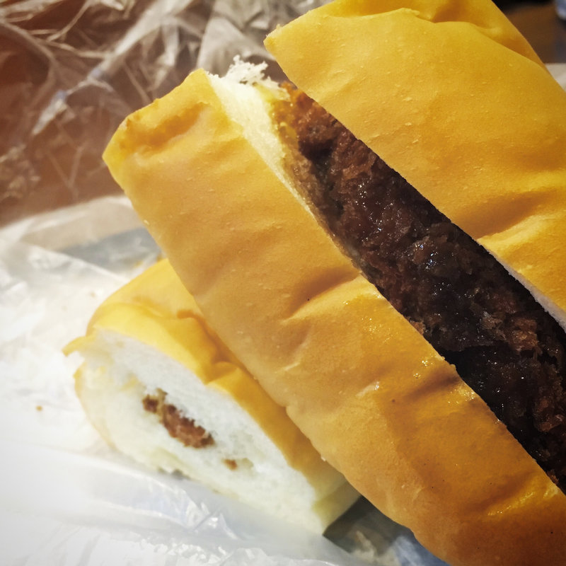 サンドウィッチメニュー・コッペパン(元祖コロッケ チョウシ屋)