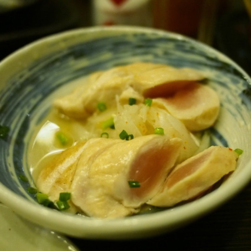 ササミのたたき(とりかわ 粋恭)