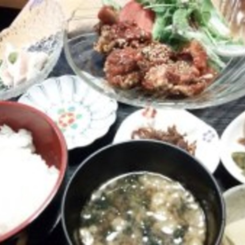韓国風唐揚げ定食(とりちょう )