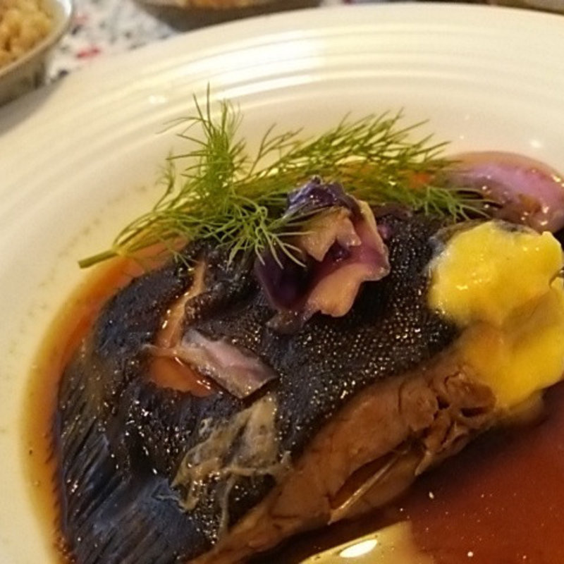 母々ガレイの煮付け定食(トリノス食堂 )