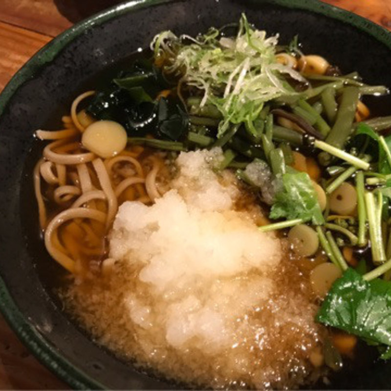 山菜おろし蕎麦(とりや 雲吉)