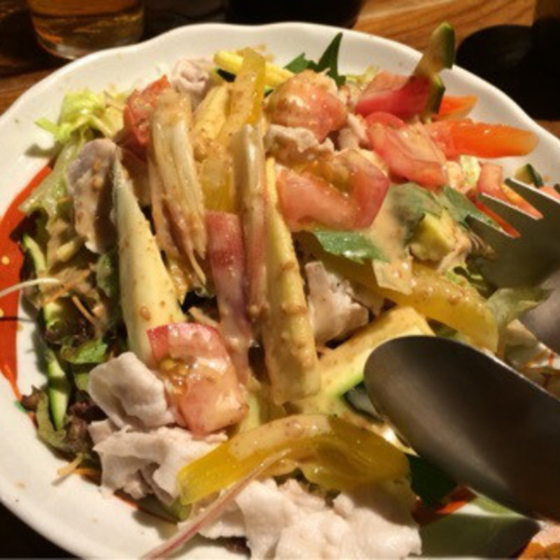 豚しゃぶサラダ(とりや 雲吉)