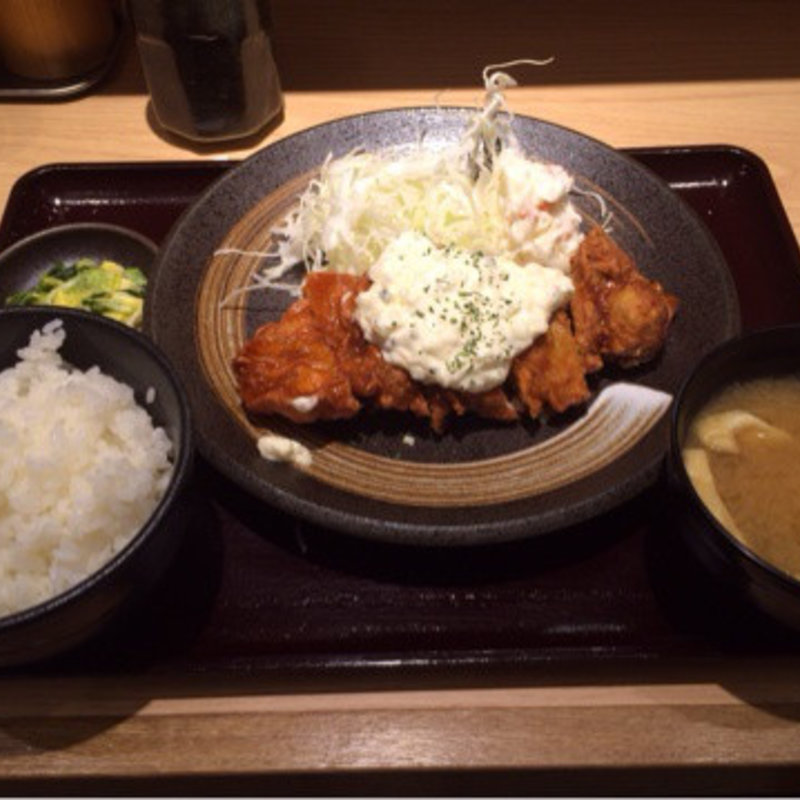 チキン南蛮定食(とり多津 本郷三丁目店)