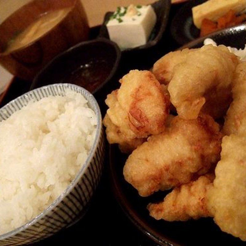 とり天定食(とり天 ルドゥー)