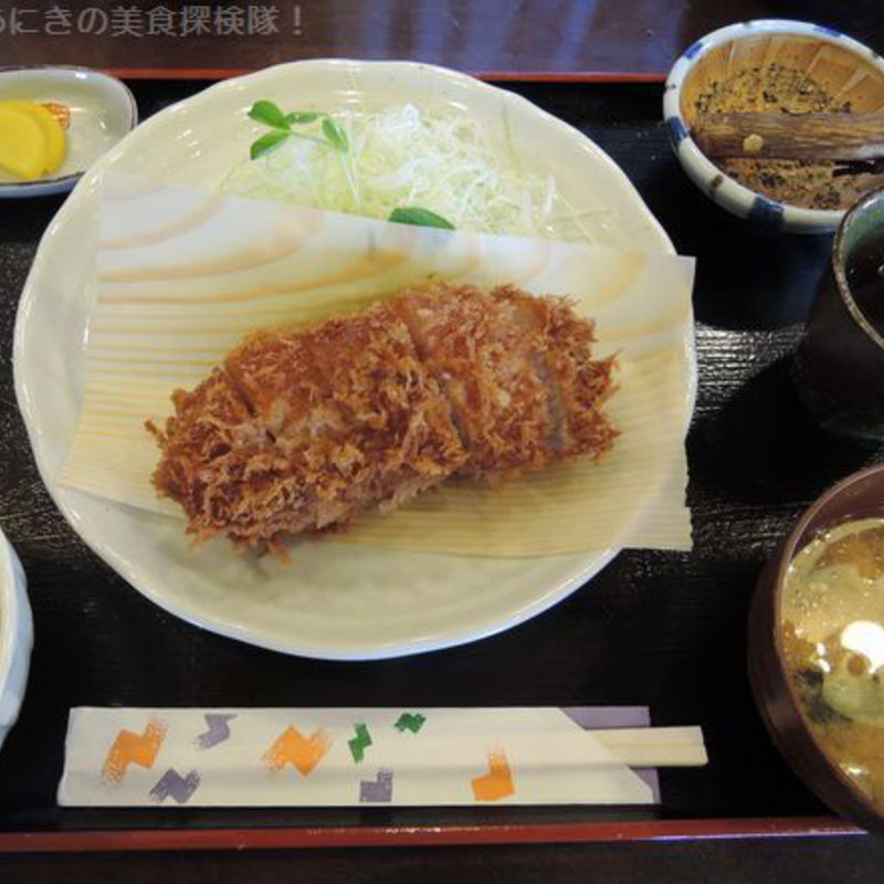 ロースとんかつ定食　150g(とんかつ播 三木店)