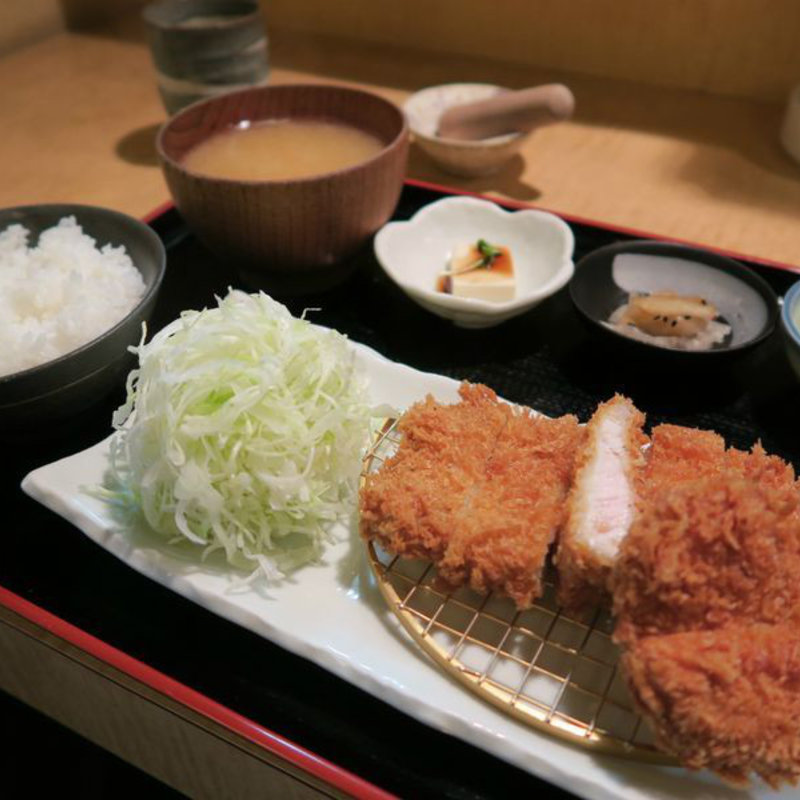 四万十豚ロースかつランチ(とんかつ平野)