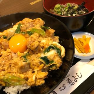 炙り鶏の親子丼定食(藤よし 堺駅前店 （ふじよし）)