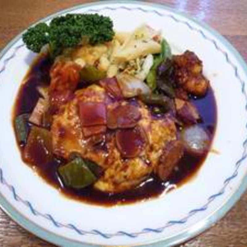 どんぐり風ハンバーグ(どんぐり )