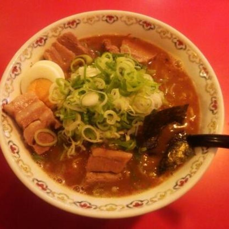 カレー4コねぎラーメン(ラーメンどんたく 本店)