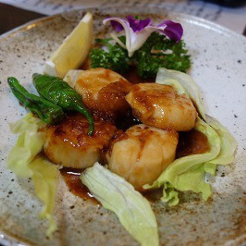 ホタテのXO醤炒め(味処なか川)