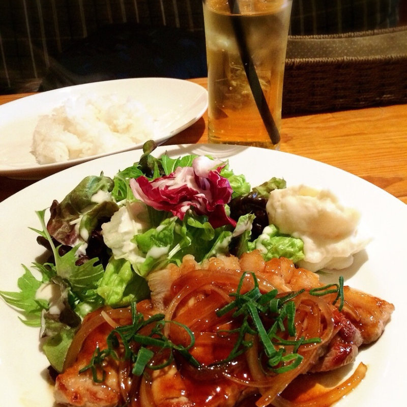 豚の照り焼きランチ(niwa．恵比寿 （ニワエビス）)