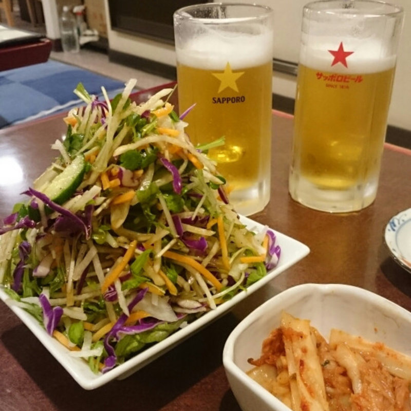 野菜サラダ(焼肉 なか松)