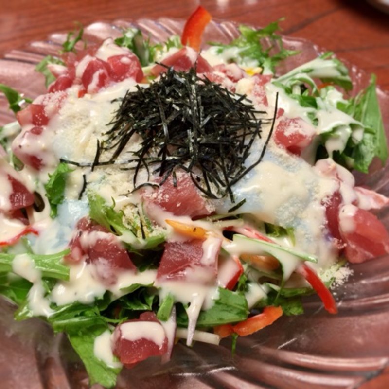 まぐろのシーザーサラダ(なごみ亭 函館七重浜店)