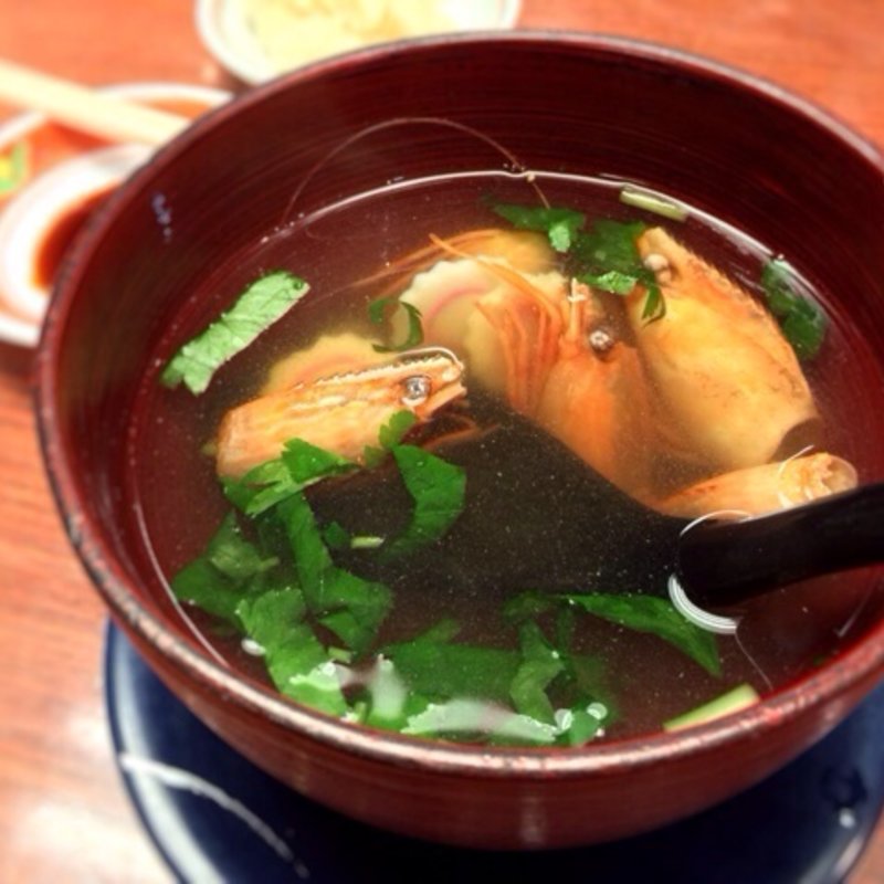 海老頭のすまし汁(なごみ亭 函館七重浜店)