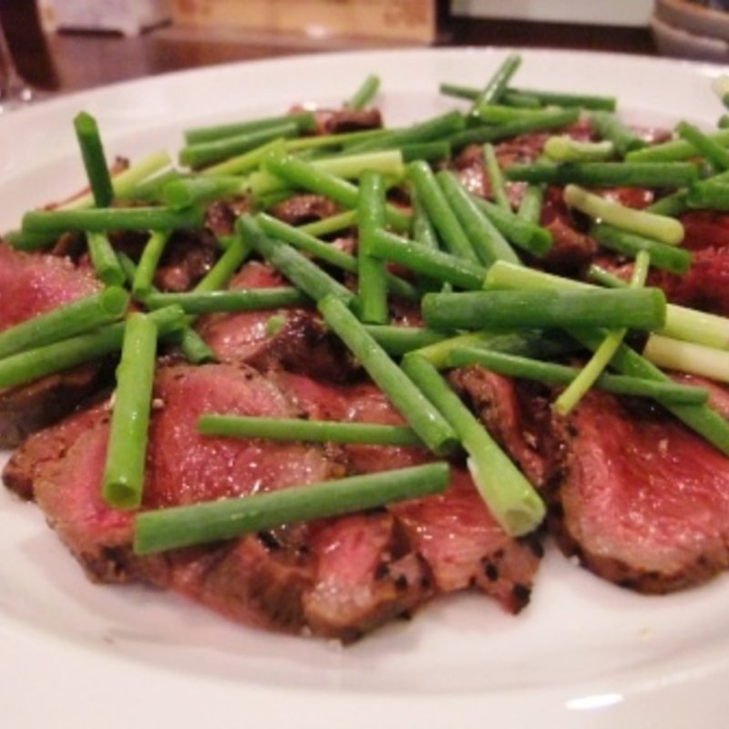 えぞ鹿のタタキ(なにわフレンチ びぎん)