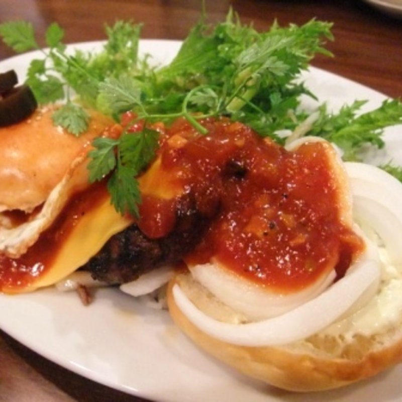 えぞ鹿のハンバーガー(なにわフレンチ びぎん)