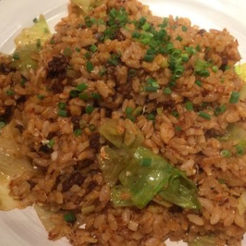 自家製発酵ベーコンとレタスチャーハン(ナポレオン フィッシュ （Napoleon Fish）)