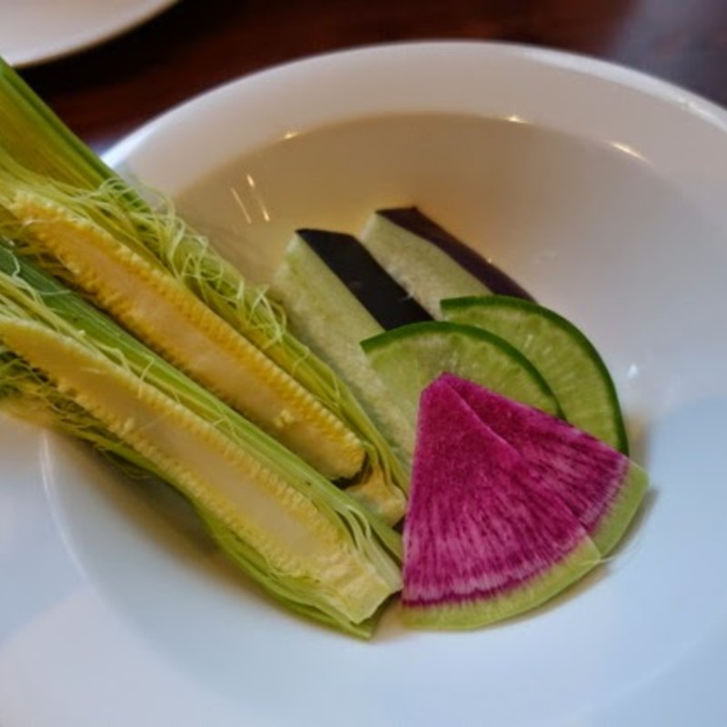 茄子の香味ソースがけ(ナポレオン フィッシュ （Napoleon Fish）)