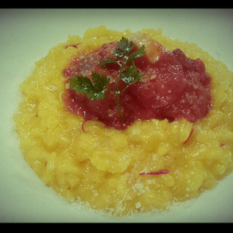 ミラノリゾット(オステリア ダ ナルサワ OSTERIA DA NARUSAWA)