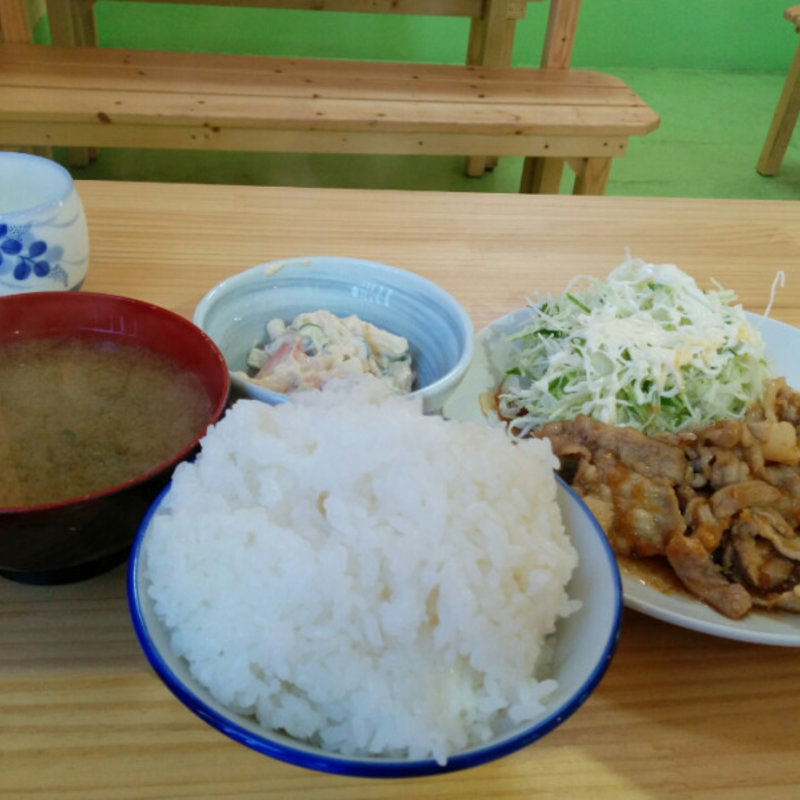 生姜焼き定食(にしざわ食堂 )