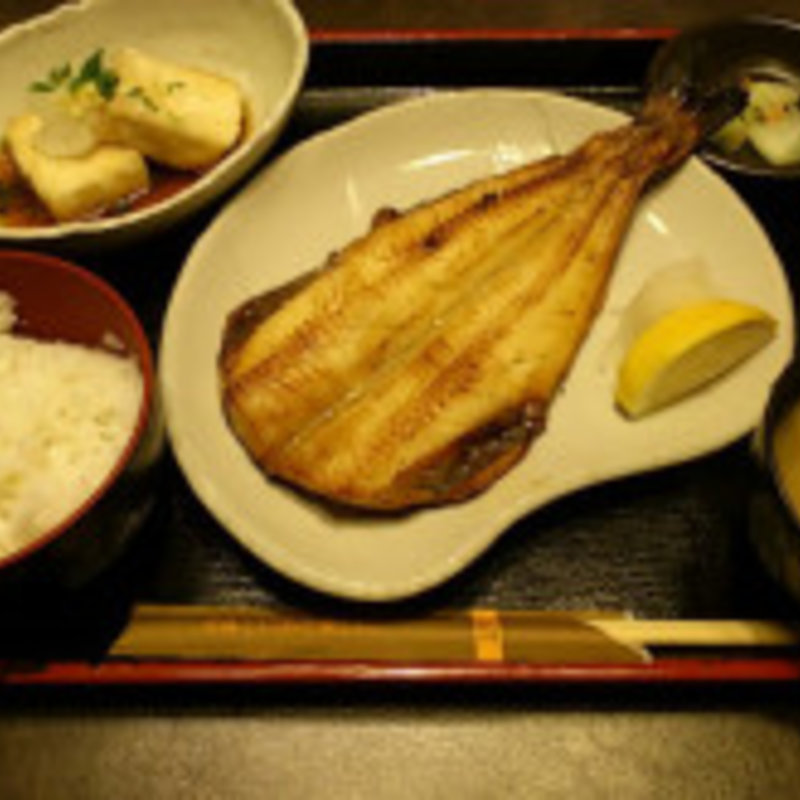 縞ホッケ炙り焼き定食(ニジュウマル リバーク川崎店)