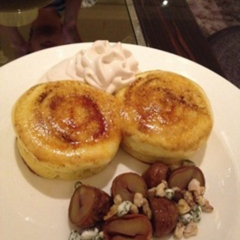 クレーム・ブリュレ・スフレパンケーキwith 渋皮栗(ラ・プロヴァンス （La Provence）)