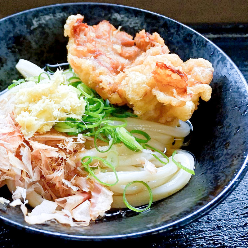 とり天ぶっかけ冷（ぶっかけ冷+とり天）(こだわり麺や 綾南店 )
