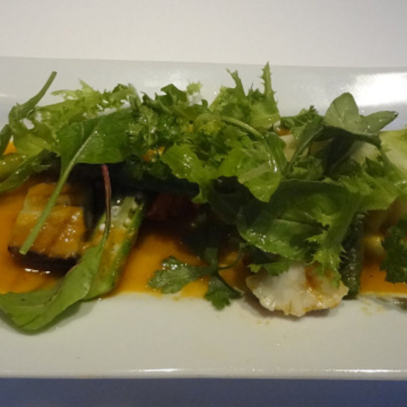 ボイル野菜とグリーンサラダ(ヌーベルシノワ醐杜羽)