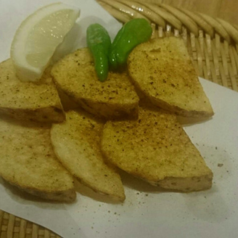 長芋のスパイス揚げ(ぬる燗佐藤 御殿山茶寮)