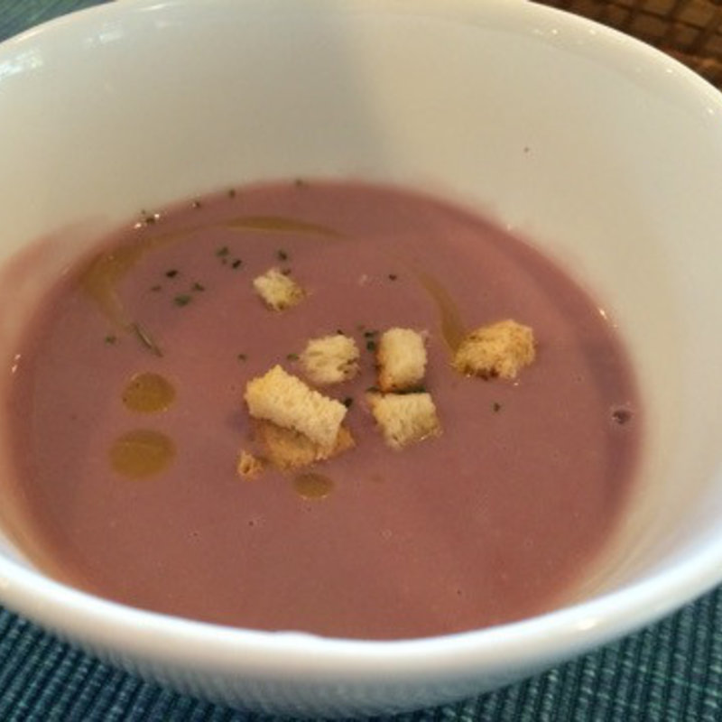 紫芋のｽｰﾌﾟ(ノースポール )