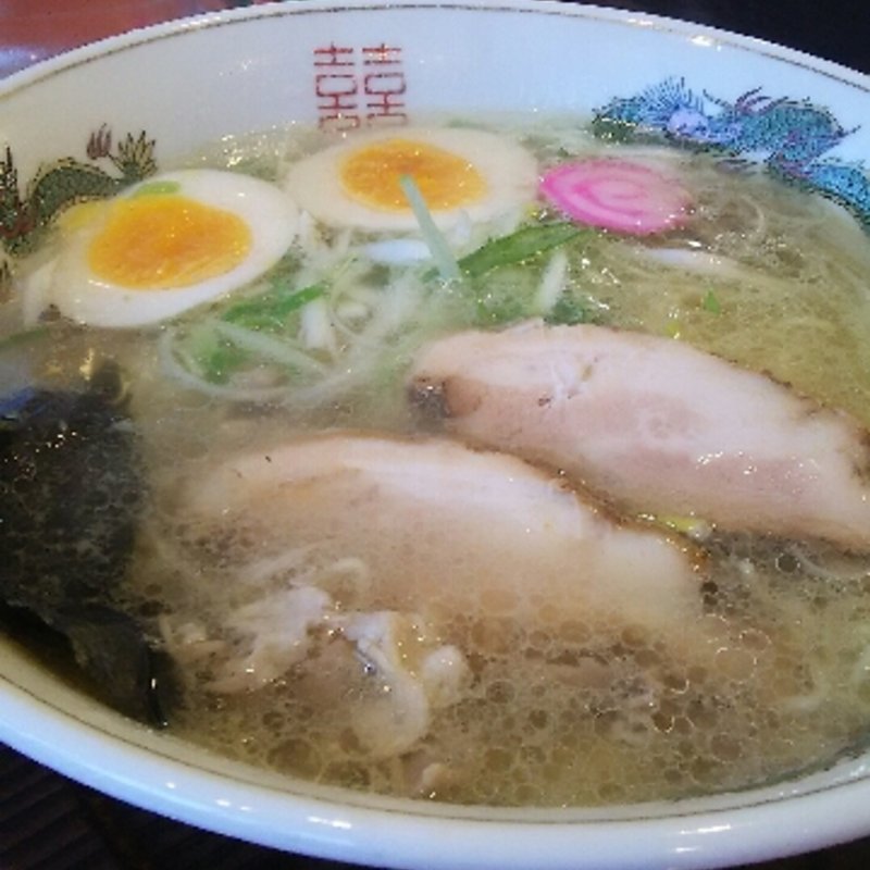 鳥だし塩ラーメン味玉(のるかそるか )