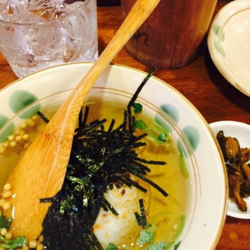 焼きおに茶漬け(のんき 赤羽店 （もつやき のんき）)