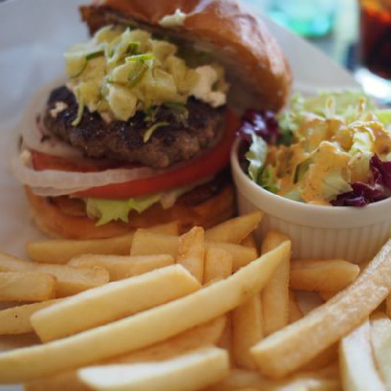 フレッシュすだちバーガー(バーガーマニア 広尾店 )