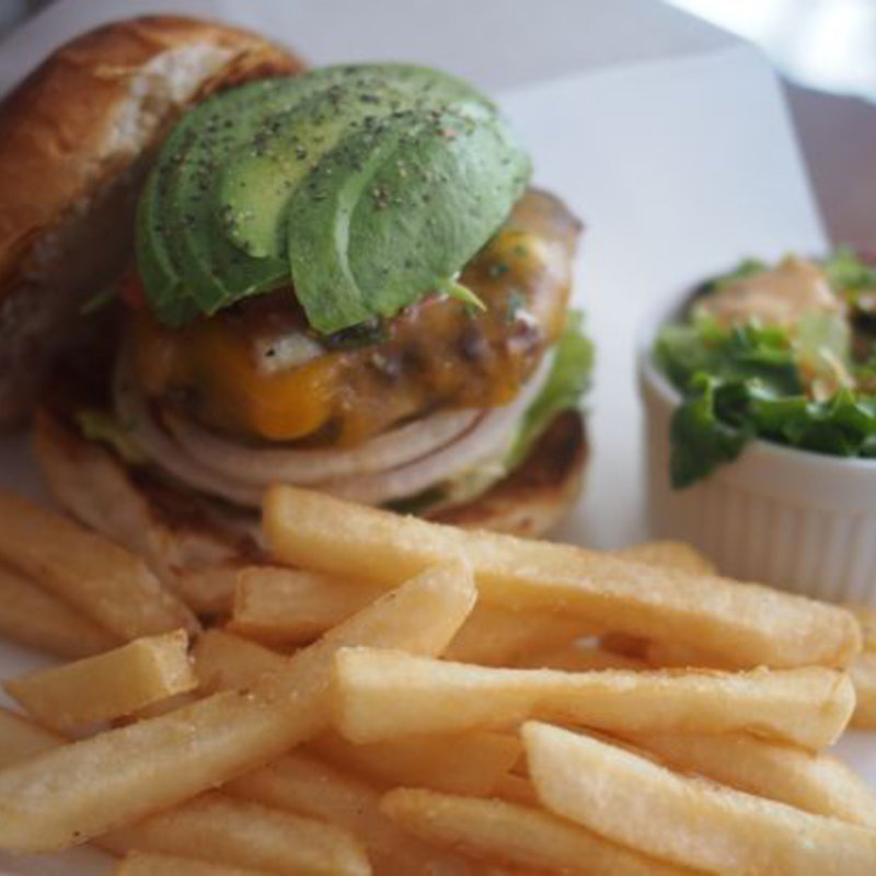 フレッシュサルサチーズバーガー　アボカド追加(バーガーマニア 恵比寿店 （Burger Mania）)