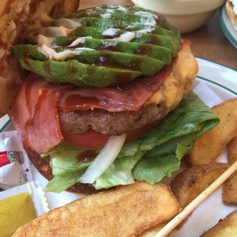 アボカドベーコンチーズバーガーサラダドリンクセット(バーガーランド （Burgerland）)