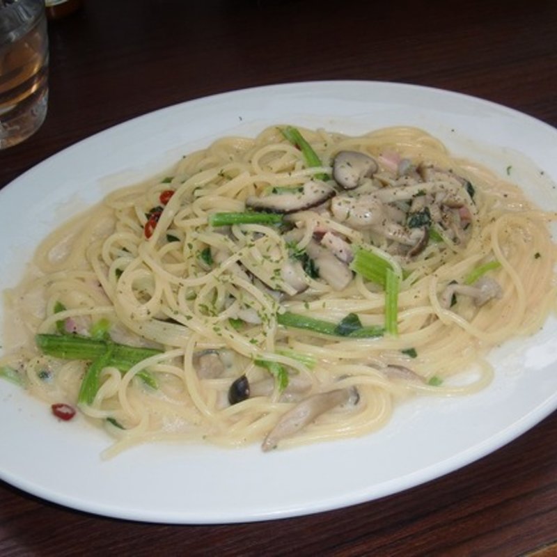 ベーコンとほうれん草のクリーム(バール イタリアーノ ベラ 水戸エクセル店 )