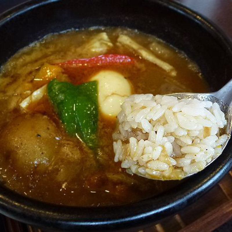 十勝のスープカレー(ばぁばのお昼ごはん)