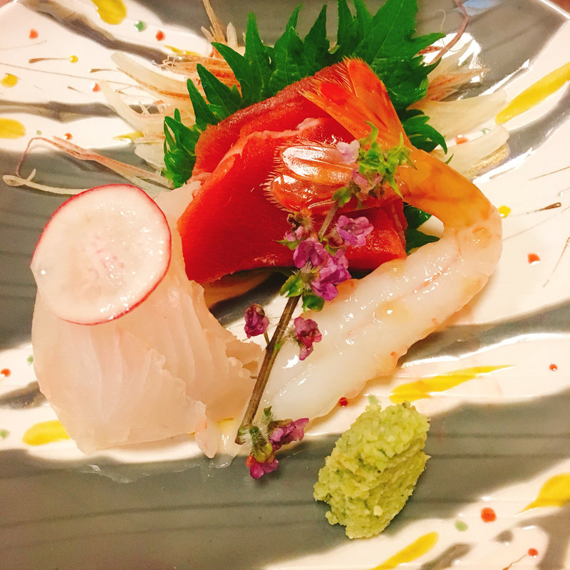 お造り(すき焼 三光舎 旭川店)