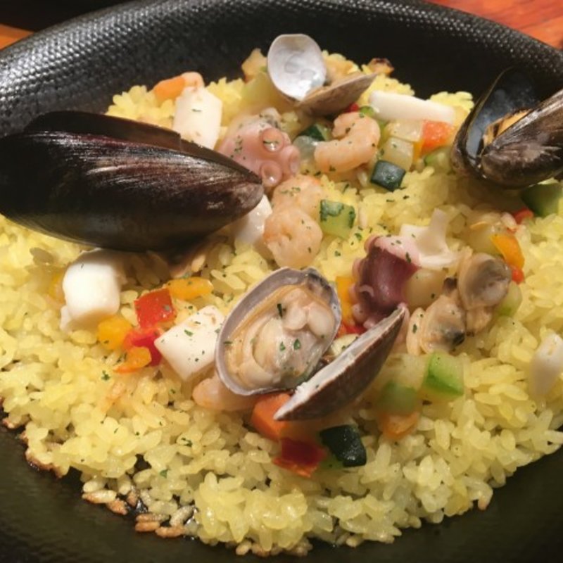 魚介のパエリア(Paella&Tapas Barta バルタ)