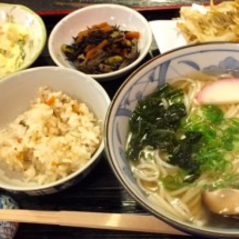 五島うどんセット(はくしか 浜町本店)