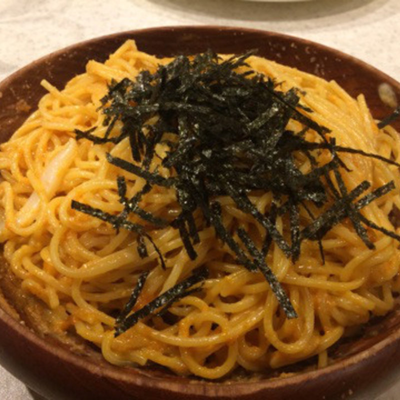 タラコとウニとイカのスパゲティ(ハシヤ)