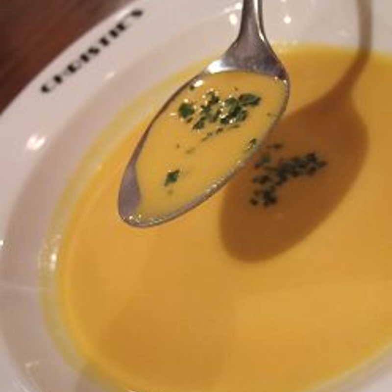 かぼちゃの冷製ポタージュ(パスタ エ ピッツァクリスティーズ )