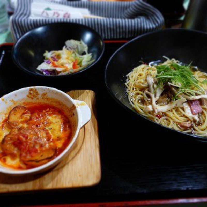 スープパスタとミニグラタンのセット(パスタカフェ 八乃森 )