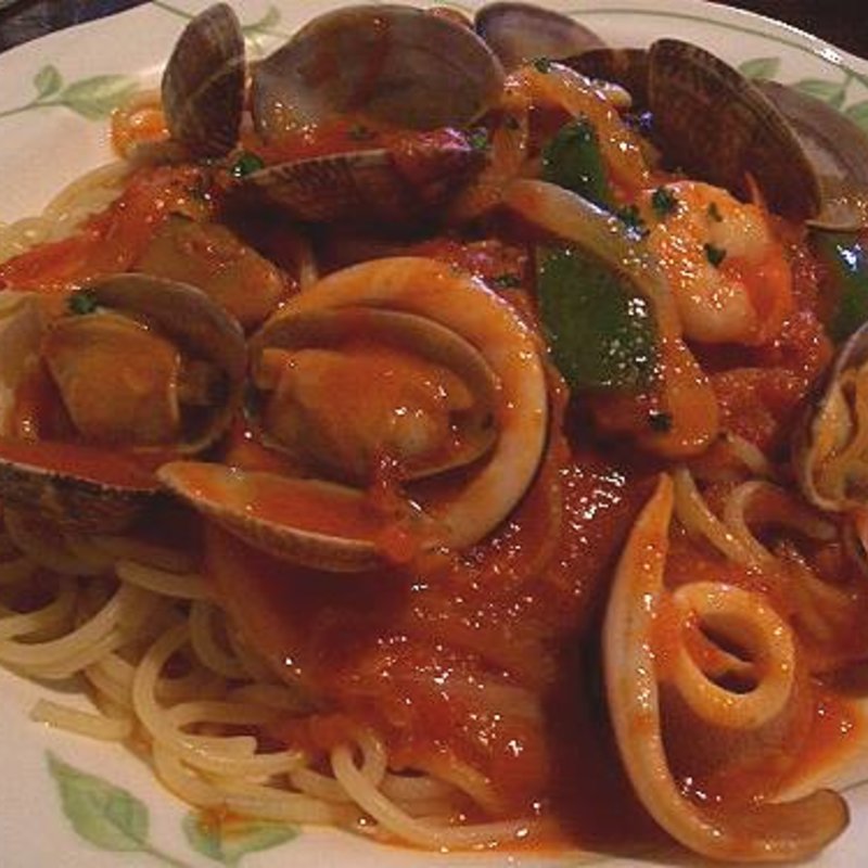 地中海風スパゲッティ(パスタフレスカ 英)