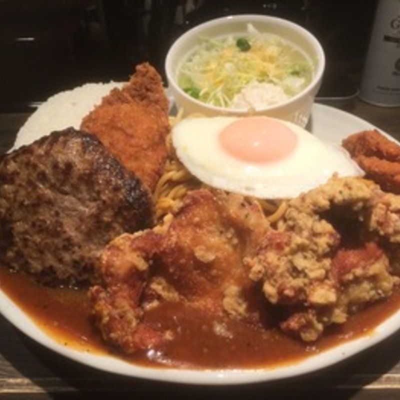 かつ爆発定食(パセリ )