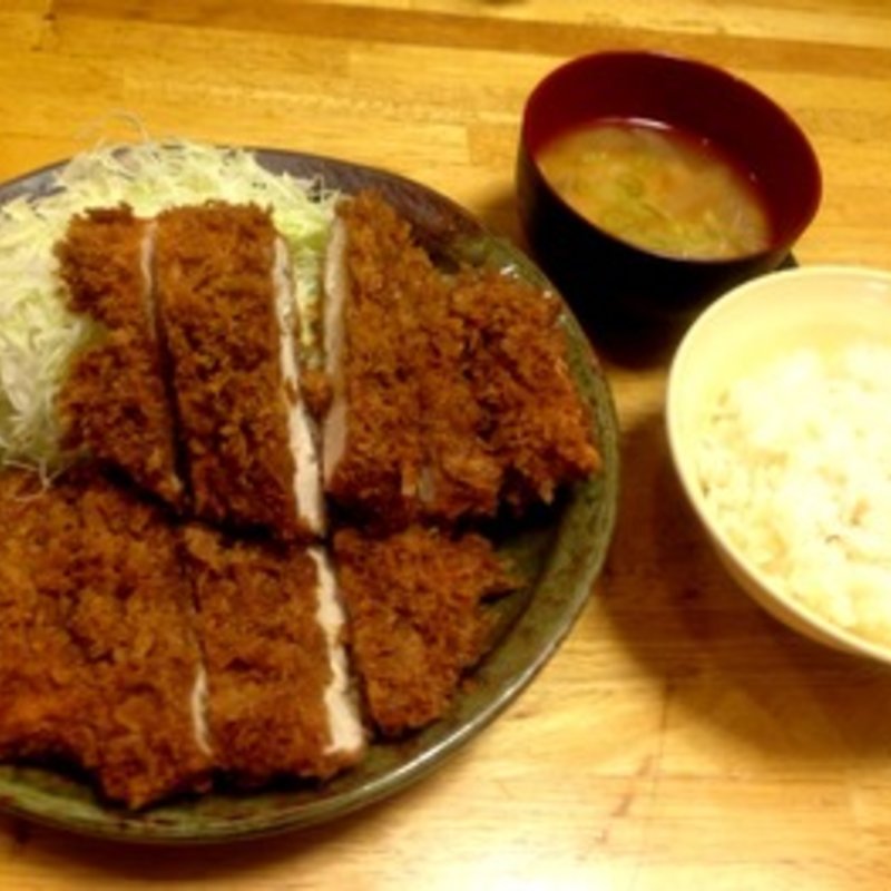 チキンかつ定食L(パセリ )